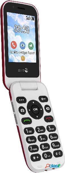 Cellulare senior doro 7030 Rosso, Bianco
