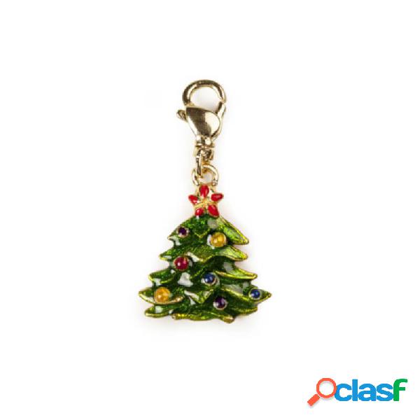 Charm Isola Bella in Argento e Smalto | Albero di Natale -