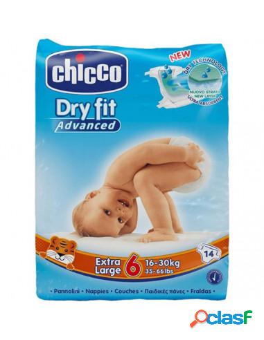 Chicco - Chicco Pannolini Dry Fit Extra Large N. 6 16-30 Kg