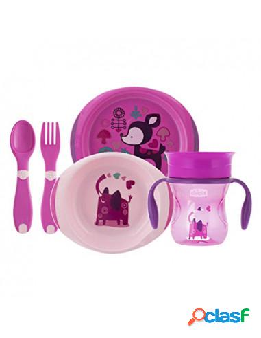 Chicco - Set Pappa 12m+ Rosa Chicco