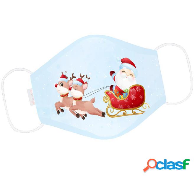 Child Protective igienico maschera Babbo Natale in slitta