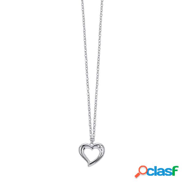 Collana 2Jewels in Acciaio con Cristalli | Cuore - Mon Amour