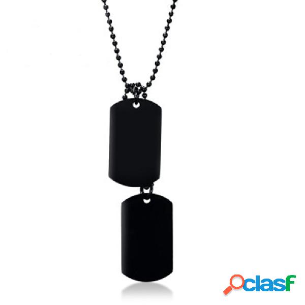 Collana da uomo in acciaio inossidabile con pendente a