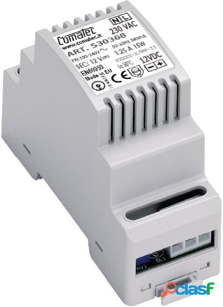 Comatec PSM46012 Alimentatore per guida DIN 12 V/DC 5 A 60 W