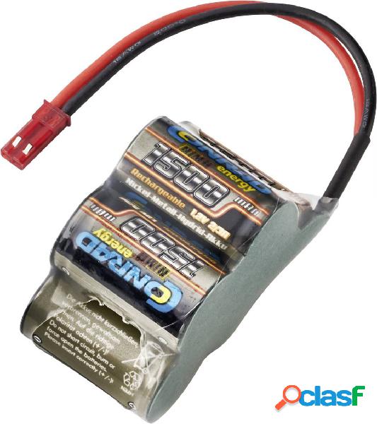 Conrad energy Batteria ricaricabile NiMh 6 V 1500 mAh Hump