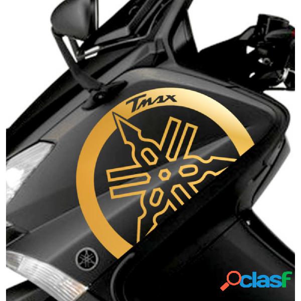Coppia diapason adesivi oro t-max tmax stickers carena 530