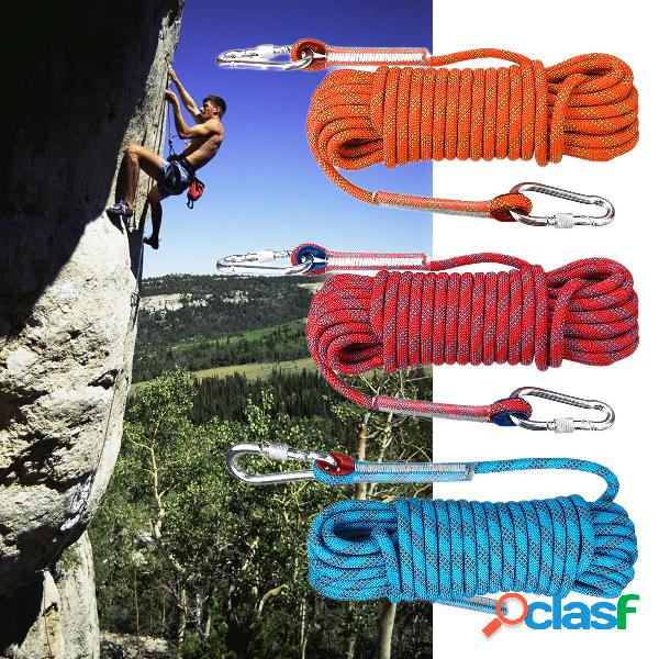 Corda 10mx10mm doppia fibbia arrampicata su roccia sport