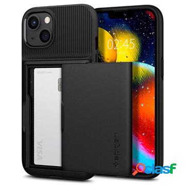 Cover Spigen Slim Armor CS per iPhone 13 - Nera