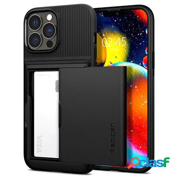 Cover Spigen Slim Armor CS per iPhone 13 Pro Max - Nero