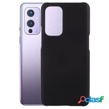 Cover in Plastica Gommata per OnePlus 9 - Nera