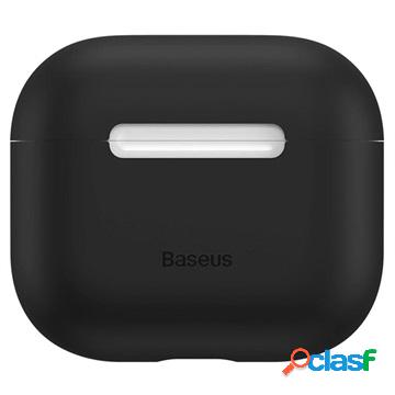 Cover in Silicone Baseus Super Thin per AirPods 3 - Nero