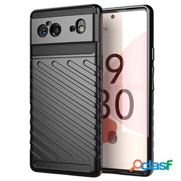 Cover in TPU Thunder Serie per Google Pixel 6 - Nero