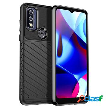 Cover in TPU Thunder Serie per Motorola G Pure - Nera