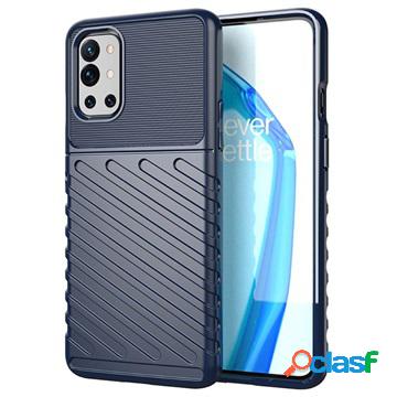 Cover in TPU Thunder Serie per OnePlus 9R - Blu