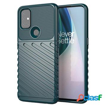 Cover in TPU Thunder Serie per OnePlus Nord N10 5G - Verde