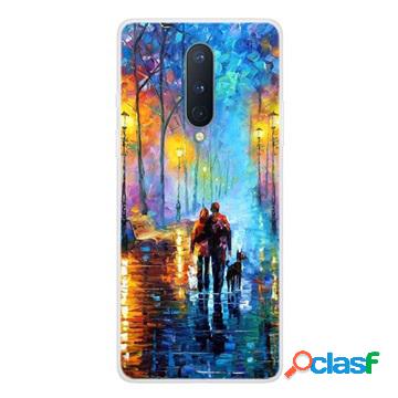Cover in TPU Ultra Slim per OnePlus 8 - Pittura ad Olio