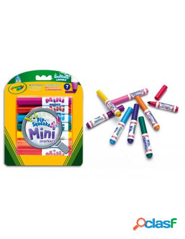 Crayola - Mini Pennarelli Lavabili 7 Pezzi Crayola
