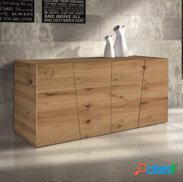 Credenza SAN BABILA rovere nodato spazzolato 180×50 cm H 75