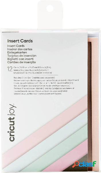 Cricut Joy Insert Cards Set di mappe Multicolore, Pastello