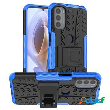 Custodia Ibrida Antiscivolo per Motorola Moto G31/G41 - Blu