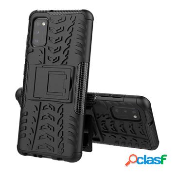 Custodia Ibrida Antiscivolo per Samsung Galaxy A41 - Nero