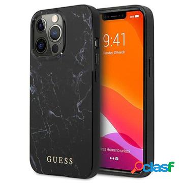 Custodia Ibrida Collection Guess Marble per iPhone 13 Pro