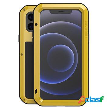 Custodia Ibrida iPhone 12 Mini Love Mei Powerful - Giallo