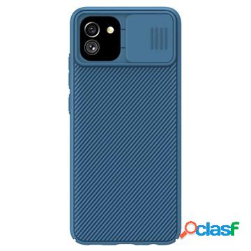 Custodia Nillkin Camshield per Samsung Galaxy A03 - Blu