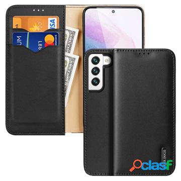 Custodia Portafoglio Dux Ducis Hivo In Pelle per Samsung
