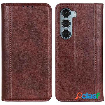 Custodia Portafoglio in Pelle per Motorola Moto G200 5G -