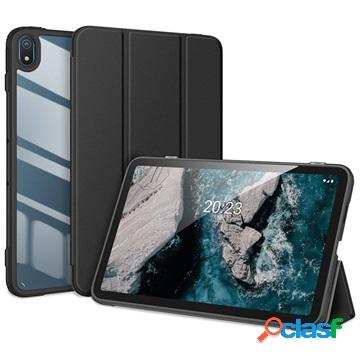 Custodia Smart Folio Tri-Fold Dux Ducis Toby per Nokia T20 -