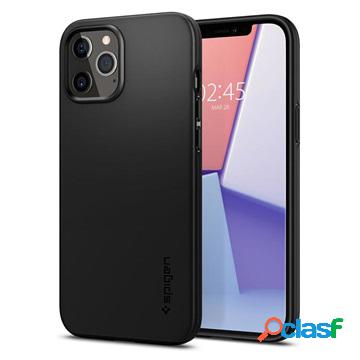 Custodia Spigen Thin Fit per iPhone 12/12 Pro - Nera