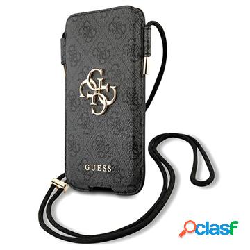 Custodia Universale Guess 4G Script Logo con Cinturino - S/M