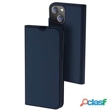 Custodia a Flip Dux Ducis Skin Pro per iPhone 13 Mini - Blu