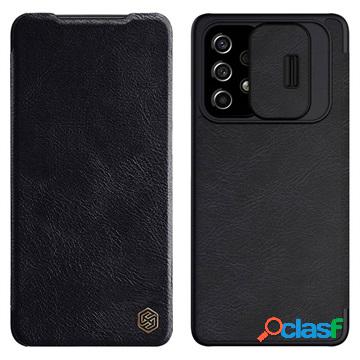 Custodia a Flip Nillkin Qin per Samsung Galaxy A53 5G - Nera