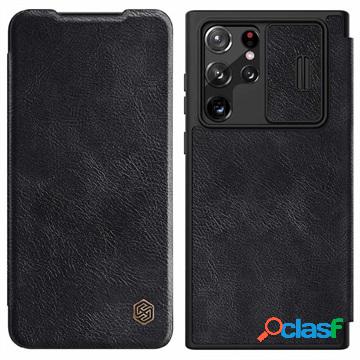 Custodia a Flip Nillkin Qin per Samsung Galaxy S22 Ultra 5G
