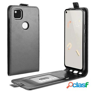 Custodia a Flip Verticale per Google Pixel 4a - Nera