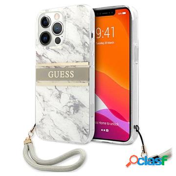 Custodia con Cinturino da Polso Guess Marble per iPhone 13