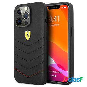 Custodia in Pelle Ferrari Off Track Quilted per iPhone 13 -