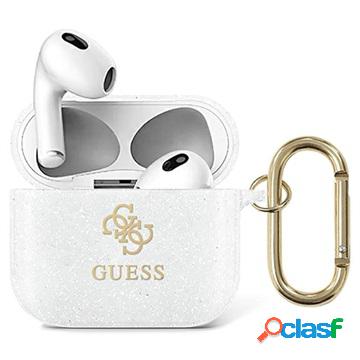 Custodia in TPU Guess 4G Glitter Collection per AirPods 3 -
