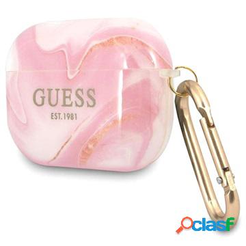 Custodia in TPU Guess Marble Collection per AirPods Pro -