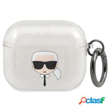 Custodia in TPU Karl Lagerfeld Glitter per AirPods 3 - Color
