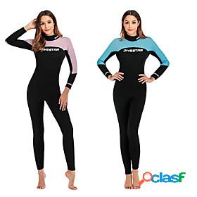 DIVESTAR Womens Full Wetsuit 3mm SCR Neoprene Diving Suit