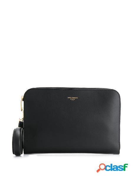 DOLCE E GABBANA POCHETTE UOMO BM1751AC95480999 PELLE NERO