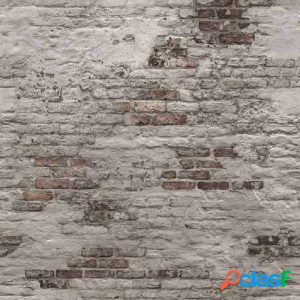DUTCH WALLCOVERINGS Fotomurale Old Brick Wall Grigio