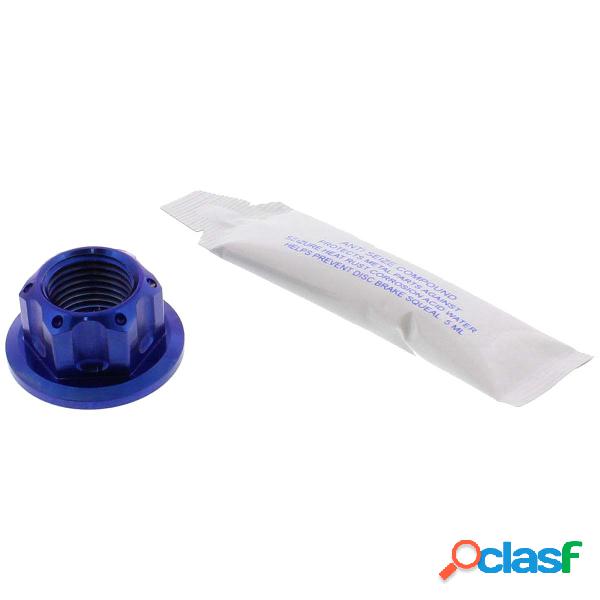 Dado perno ruota m16x1.50 22mm titan blau