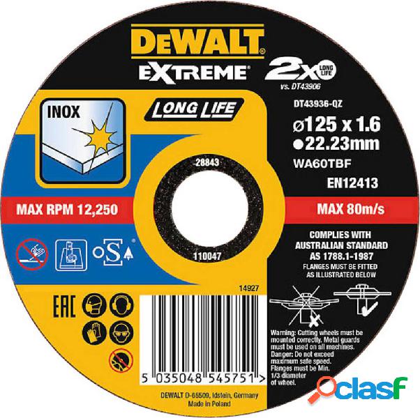 Dewalt DT43936 DT43936-QZ Disco di taglio dritto 1 pezzo 1