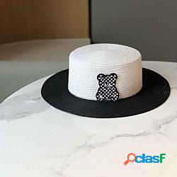 Di tendenza Vimini berretto con Orso 1 pc Matrimonio