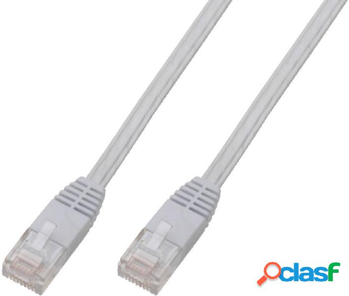 Digitus DK-1511-050F/WH RJ45 Cavo di rete, cavo patch CAT 5e