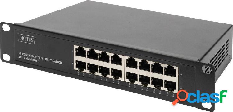 Digitus DN-80115 Switch di rete RJ45 16 Porte 10 / 100 /